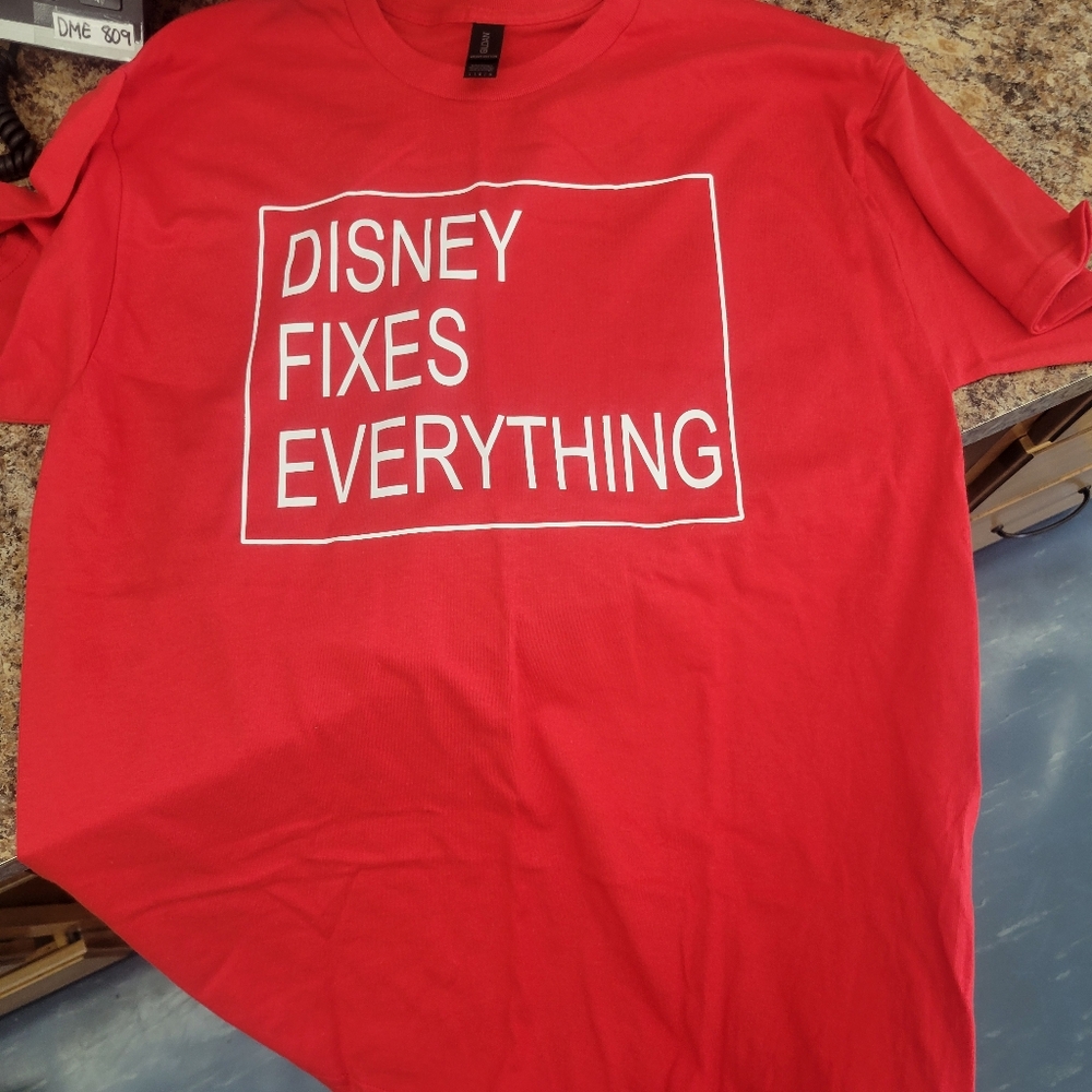 Red Disney Graphic Tee